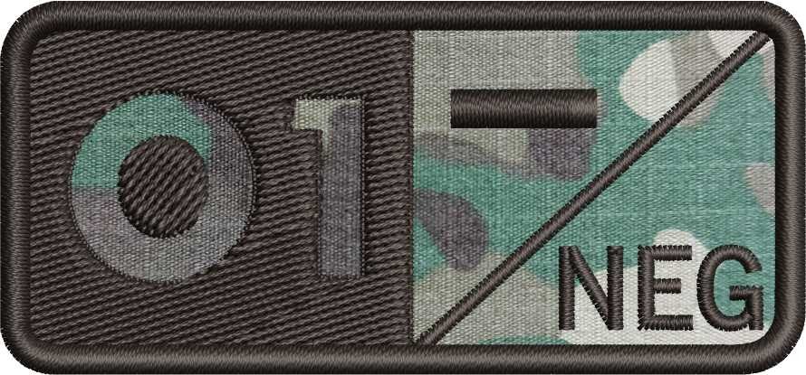 ECUSON GRUPA SANGUINA O1 NEGATIV - COMBAT